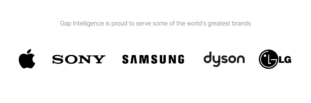 Gap Intelligence is proud to serve some of the world's greatest brands